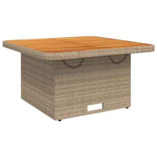 Table réglable en hauteur 40/71 cm pliable et extensible en polyrotin - 8