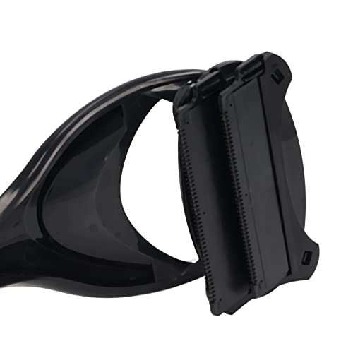 Aparador de Pêlos Traseiro, LâMinas de Cabeça Dupla DesmontáVeis ​​de Cabo Longo Diy Manual Aparador