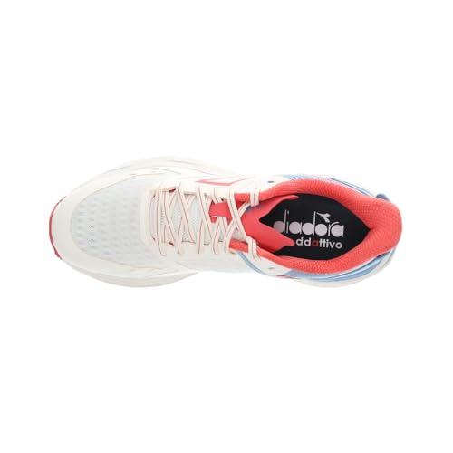 Diadora Womens Cellula Running Sneakers Shoes - Blue, Off White, Red4