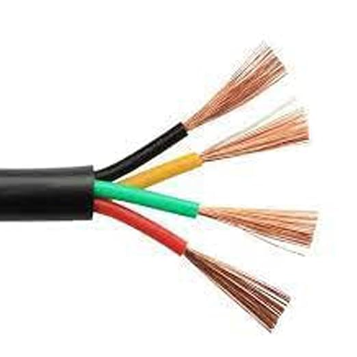 4 CORE COPPER WIRE | 2.5MM | ELECTRICAL USES ISI MARK BLACK PVC | 100% PURE COPPER | 8 GAUGE HEAVY WIRE (20 METER) (B0D9SKYRHT) Amazon Price History, Amazon Price Tracker
