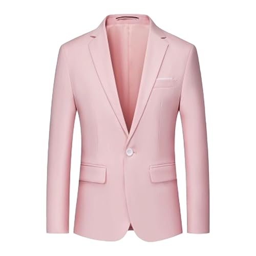 Men's Suit Jacket Lightweight Slim Fit Sport Coats Casual Blazer Jackets with Pockets for Business Wedding Party