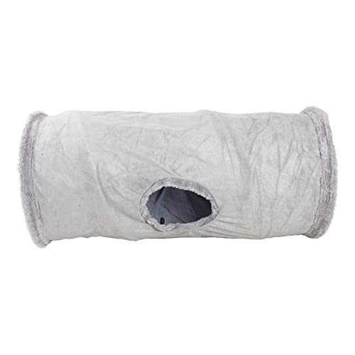 ShengQuanHao Katzenspiel Tunnel Katzen Spieltube Agilitäts Trainingsröhre Zusammenklappbar Plüschtunnel Puzzlespiel Crinklepapier mit Lüftungsöffnung für