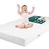 Babelio breathable crib mattress dual sided memory foam toddler mattress waterproof baby mattresses for crib and toddler bed removable and machine washable mattress cover 52 x 27  urban country home decor