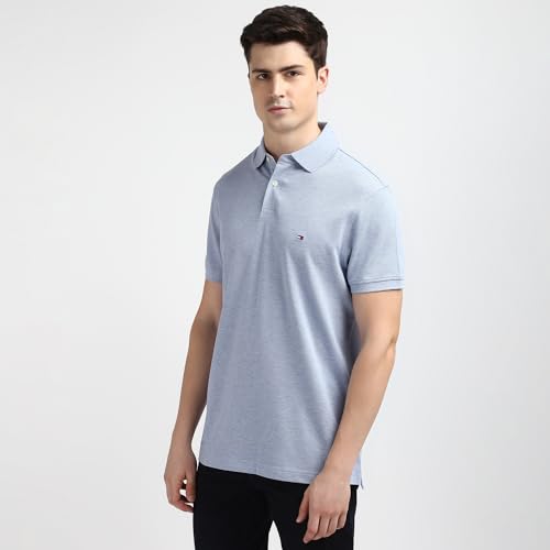 Image of Tommy Hilfiger Men's Cotton Regular Fit Polo T-Shirt