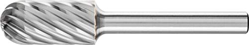 Carbide Bur - Cylind. (Radius End), INOX Cut 1/2