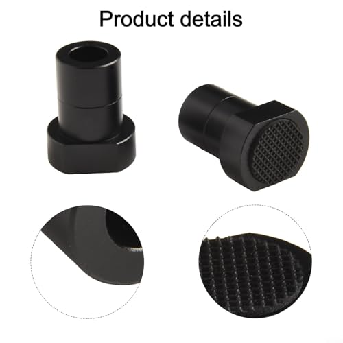 Hundeschelle aus Aluminiumlegierung, 8 Stück, maßgeschneidert für effiziente Holzarbeiten und Projektausführung, 20 mm, Schwarz