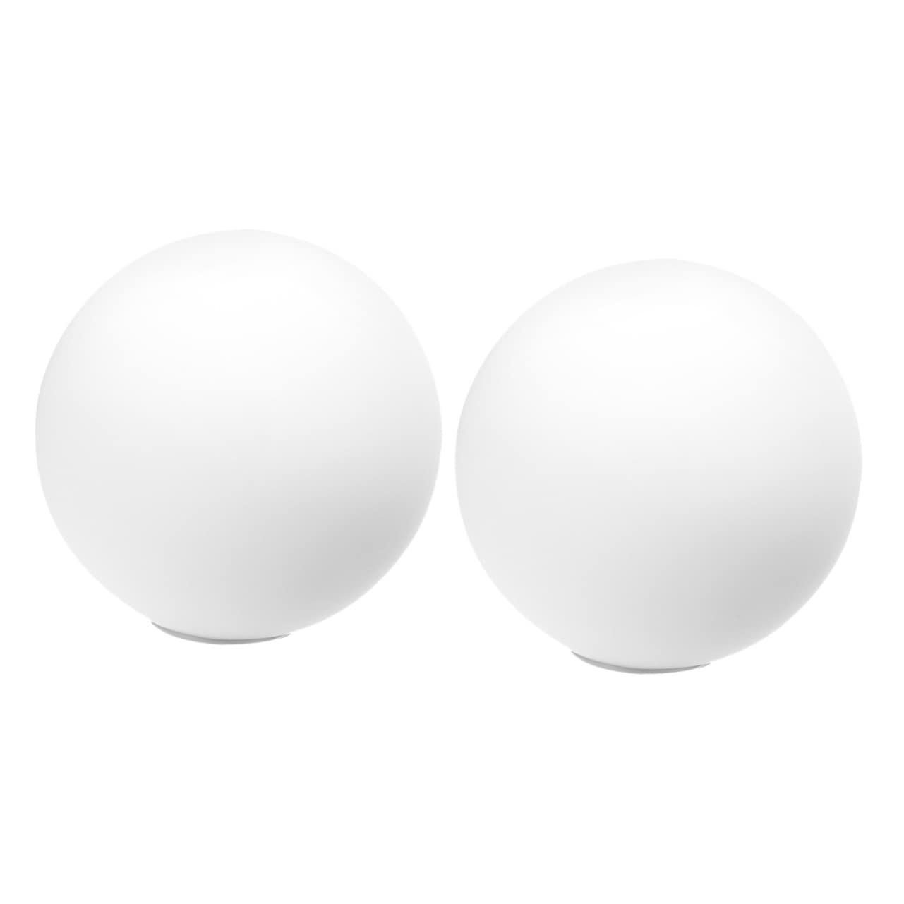 OSALADI Home Decor 2pcs Milky White Ball Lampshade Standing Lamp Lamp Post White Chandelier Light Fixture Globe Light Bulbs Outdoor Pendant Light Wall Post Lamp Ceiling Acrylic G9