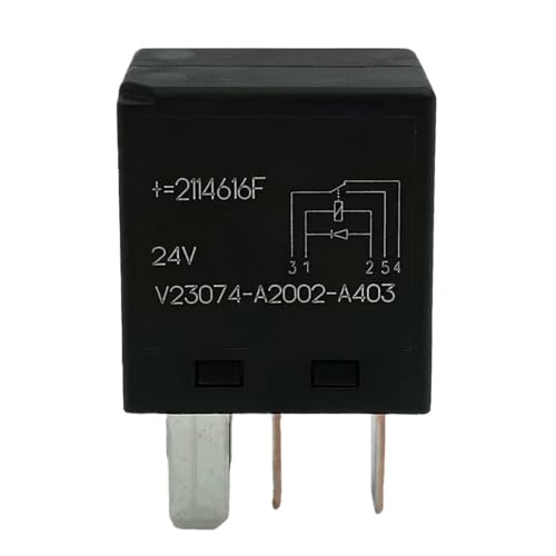 Relais auto 24V haute conductivité compatible V23074-A2002-A403 à 5 broches pour circuit stable