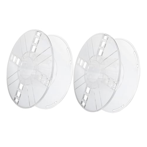 Bobines transparentes lot de 2 pour imprimante 3D | Bobine creuse