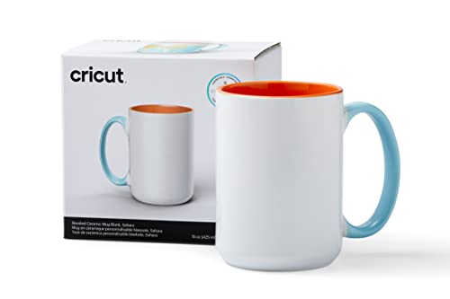 Cricut Beveled Blank-15 oz/425 ml (1 ct) 15 OZ BEV Ceramic Mug Blank Reef (1) - image 1
