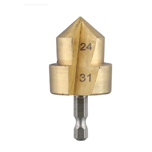 Xuyingst Water Pipe Expansion Drill Bits 6.35mm Hexagonal Shank Step Drill Bit Punching Tool for Plumber Repair Power Tool Parts 3PCS