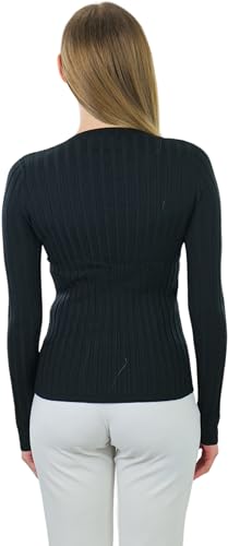 Image of ToBeInStyle Women's Classic Long Sleeve V-Neck Pullover Sweater