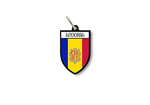 Porte cles clefs cle Drapeau Collection Ville Blason Andorre Andorra