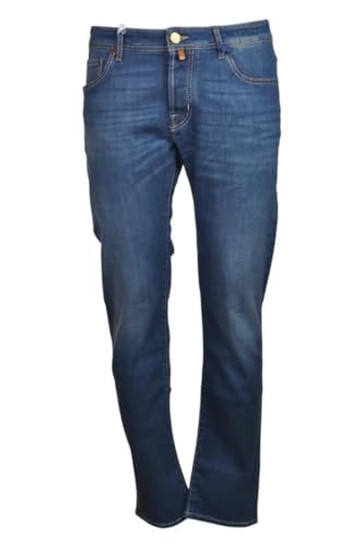 Special size type: Standard Jacob Cohen, Jeans Cropped Carrot Slim Fit Modello Scott. UQE0733S2851-NICK-724DLavAzzurro Taglia 40