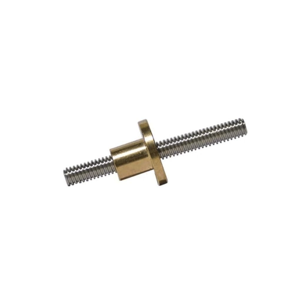 Śruba T10 o skoku 3 mm, pręt gwintowany 304 SUS z mosiężną nakrętką do drukarki(300mm with Nut)