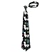 MZERSE Fashion Neckties Mens Shirt Uniform Skinny Tie for Business Holiday Necktie Llama Alpaca Cactus