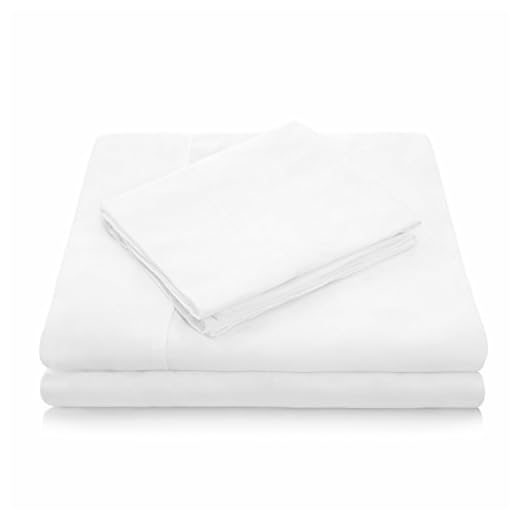 Malouf Soft and Eco Friendly Tencel Pillowcase-and-Sheet-Sets, Queen, White