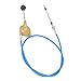 Manual Throttle Control Cable for Excavator Immediate Response Rustproof Stainless Steel PU Tube Easy Install 5m 16.4ft for Mixer Truck Industrial Use