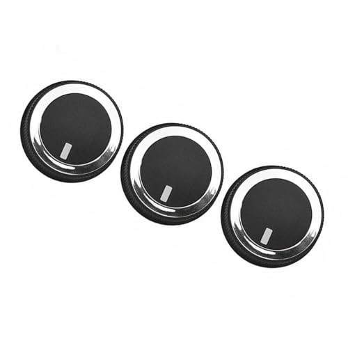 84793085 3 Piezas Perilla Calentador Aire Acondicionado Interruptor Control Climatización Para GMC Para Savana 1500 2500 3500 2008-2017 Decorar