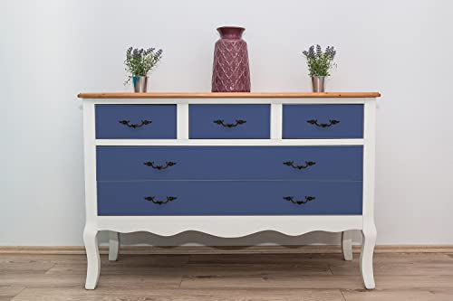 Pegatinas para muebles azul de 100x50cm lámina autoadhesiva lavable e impermeable 5