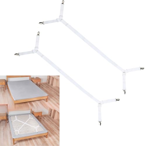 RekiLife �V�[�c ����Ȃ� �N���b�v �Y���h�~ �Œ� �V���O�� �_�u�� �N�C�[���Ή� 2�Z�b�g (�z���C�g)