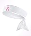 B3 U ATHLETICS Breast Cancer Ribbons B3-Dry Head Tie Headband - Black, White, Pink,