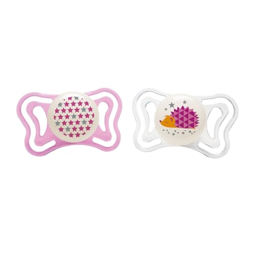 Chupeta de Silicone Physio Light Lumi 6 a 16 meses Chicco Branco ...