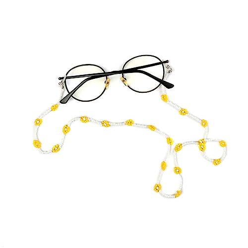 Collier marguerite chaîne perles femme lanière cadeau idéal