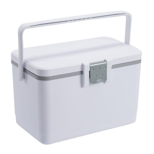 rolu Nevera térmica portátil de 8 litros, refrigerador portátil de camping y enfriador de bebidas para cerveza, jugo, almacenamiento de alimentos, ideal para playa, viajes, picnics y barbacoas