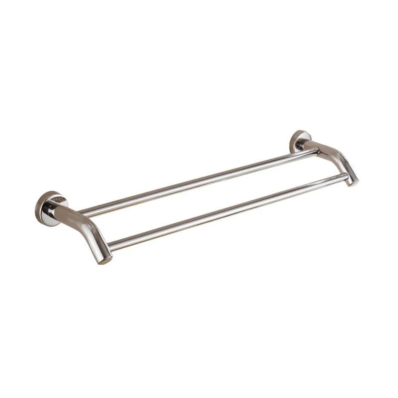 Toalleros De BañO Toallero Doble de Pared L Acero Inoxidable for baño, Soporte for Toallas(50cm)