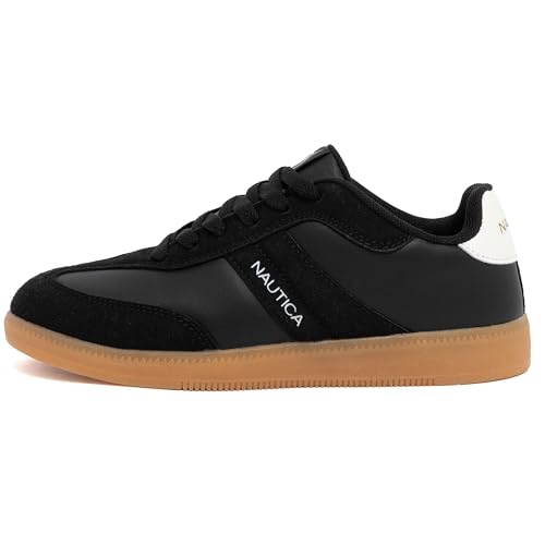 Image of Nautica Womens Fashion Sneaker Classic Casual Shoe with Soft Cushion Comfort and Durable Gum Bottom Outsole - Keota