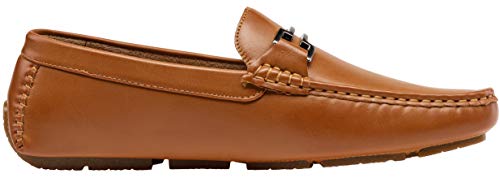 Image of Jousen Men's Penny Loafers Casual Driving Slip On Shoes | Rubber Outsole Soft Lightweight Moccasins Daily Business Wedding Office Travel Boat