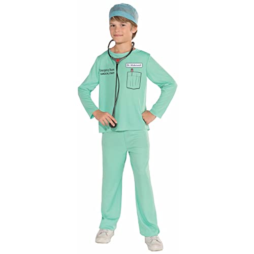 Disfraz de médico para niños y niñas talla grande miniatura 1
