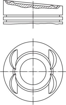 Mahle Original 028 03 12 Motor bloques