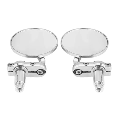 Espejos de aluminio para motocicleta con anclaje de manillar 22mm
