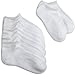 Jefferies Socks Age 3-7  Years  Seamless Sport Low Cut Half Cushion  Socks (Pack of 6),  White, 7-8.5 sock size /9-1 shoe  size