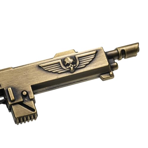 Image of Starforged Warhammer40K Master-Crafted Range Weapon Keychain Keyring Collection Warhammer Gifts Mens Accessories