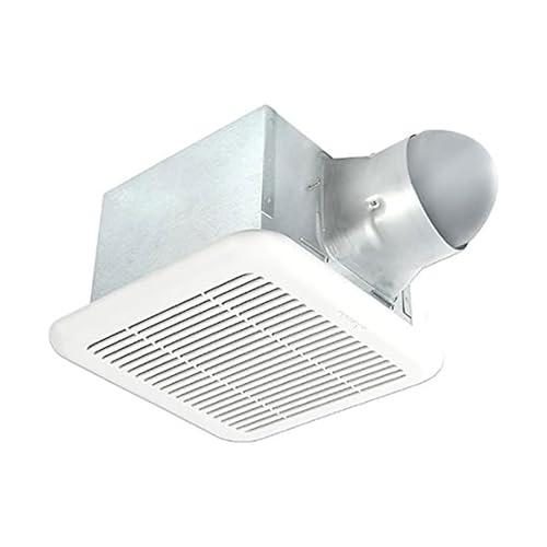 Ventilador Extractor Delta Breez BreezSignature - Certificado Energy Star, Silencioso (0.3 sones), 80/110 CFM, Motor DC sin escobillas, 2 velocidades, Control remoto, Reductor de ducto 6" a 4", 120 V miniatura 1