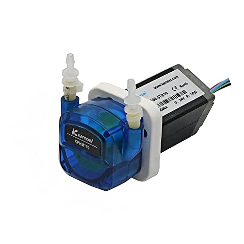 Image of Kamoer KPHM100-STB10 high-precision low flow peristaltic pump 24V stepper motor long service liquid dosing pump 0~180ml /min with 3 mm ID x5mm OD