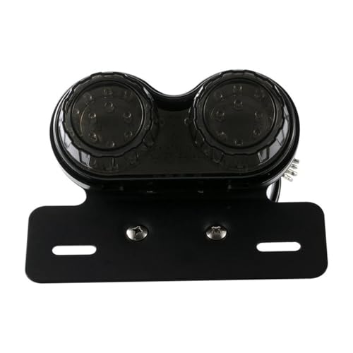 Feux arrière moto LED 12V universel avec clignotant intégré et feu de position