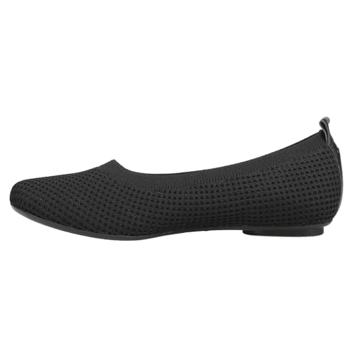 VANELi Womens Suvi Perforated Ballet Flats Casual - Black3