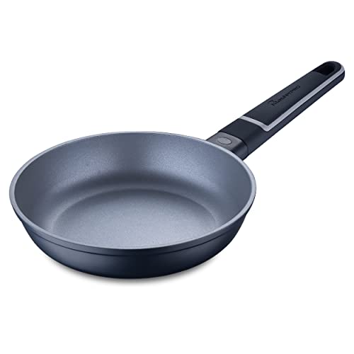 MasterPro Indigo Sartén Antiadherente de 20 cm de Diámetro y 5 cm de Altura Aluminio Fundido Revestimiento de Máxima Antiadherencia Mango Soft Touch Para Todo Tipo de Cocinas