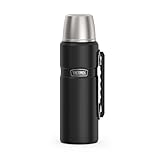 Thermos Stainless King 40 Ounce Beverage Bottle, Matte Black
