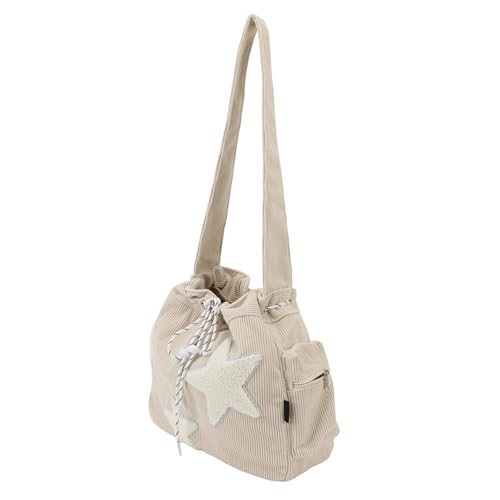 Cute Messenger Bag, Aesthetic Crossbody Bag, Y2K Vintage Velvet Women Star Pattern Cute Tote Bag，Pretty Gifts for Start of School,Continuing Education, Festival to Schoolgirls3