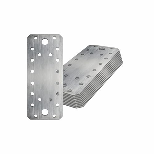 Pletinas de Acero Galvanizada - Chapa Perforada para Uniones de Madera, Estructuras Metálicas y Ángulos de Refuerzo. Chapa galvanizada, pletinas metalizas pletinas metalicas planas