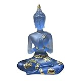 CYDZSRA Stilvolle Buddha Statue aus Kunstharz – Charmantes Dekorationsobjekt für Innen und Außenbereiche, Meditationsorte, Gartendekoration