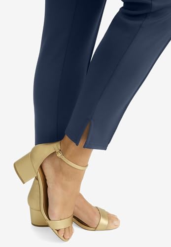 Jessica London Women's Plus Size Perfectease Slim Straight Pant4