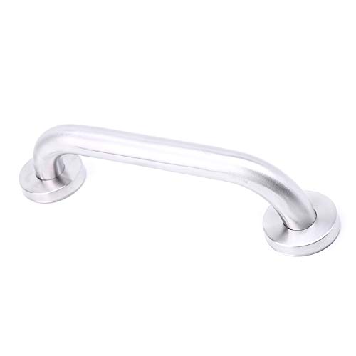 Maniglione di Sicurezza per Bagno da 25 cm, corrimano per Doccia e Vasca in Acciaio Inox, Supporto per WC, Maniglia di Sicurezza per disabili.