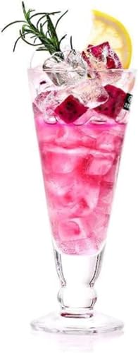 AZIEBAY パフェグラス 6個セット 割れない 耐熱 食器 ヨーグルト・アイスクリーム・ムース・フルーツ用 業務用・家庭用 丈夫で軽量 レトロおしゃれデザイン 喫茶店にも最適 ぜひ安心してお買い求めください