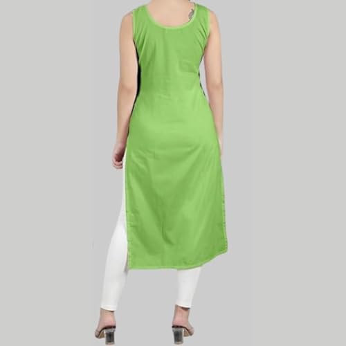 Image of Cotton Inner Slip camesoli for Women, Full Length Inner for Chikankari Kurti, Women Indoor Dress Cotton Sleeveless camesole,Holi Outfit